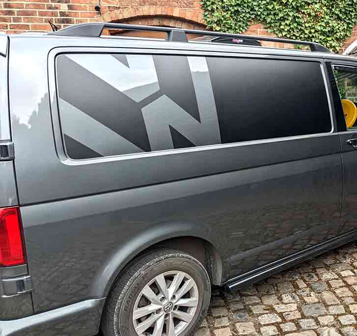 LWB Rear Side Panel Blanking Stickers for Transporter Camper Van T5 T6 